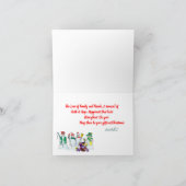 sneeuwpoppen kerstkaart 23 pansies feestdagen kaart (Binnen)