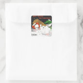 sneeuwpoppen Label (Tas)