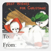  sneeuwpoppen Label (Voorkant)