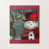 sneeuwpoppen legpuzzel (Verticaal)