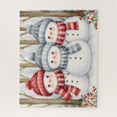 Sneeuwpoppen Legpuzzel (Verticaal)