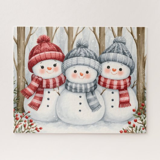 Sneeuwpoppen Legpuzzel (Horizontaal)