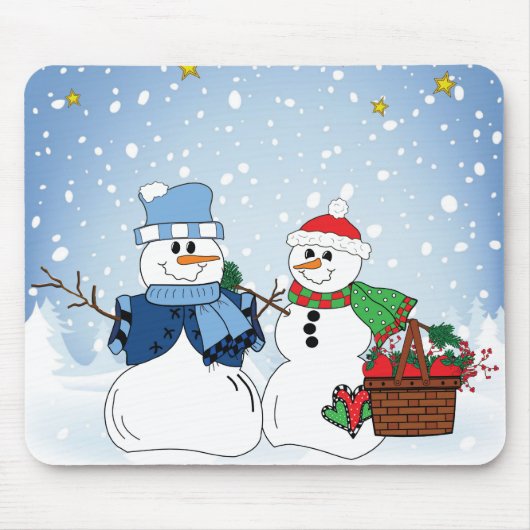 Sneeuwpoppen Muismat (Voorkant)