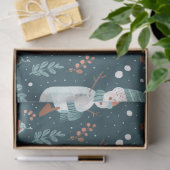 Sneeuwpoppen Sneeuwbomen Groene Kerst Tissuepapier (Geschenk)