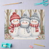 Sneeuwpoppen Tissuepapier (Craft)