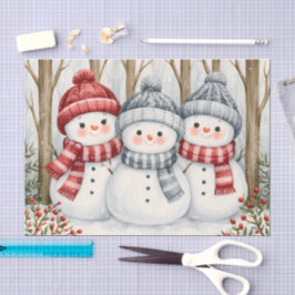Sneeuwpoppen Tissuepapier
