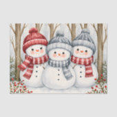 Sneeuwpoppen Tissuepapier (Voorkant)