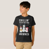 sneeuwpoppen van eerste graad t-shirt (Voorkant volledig)