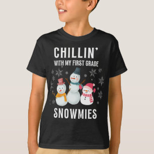 sneeuwpoppen van eerste graad t-shirt