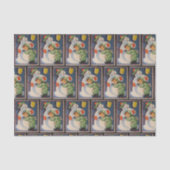  sneeuwpoppetje tissuepapier (Voorkant)