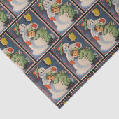  sneeuwpoppetje tissuepapier (Detail)