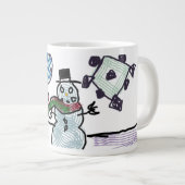 Sneeuwpopvreugde Grote Koffiekop (Voorkant rechts)