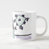 Sneeuwpopvreugde Grote Koffiekop (Rechts)