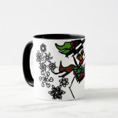 Sneeuwpopvreugde Mok (Voorkant links)