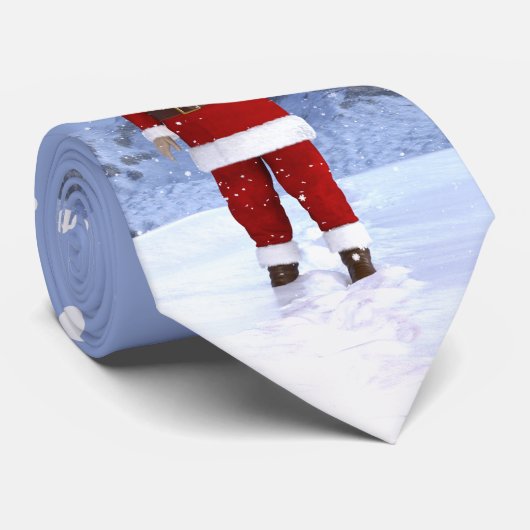 Sneeuwpriester kerstStropdas Stropdas (Opgerold)