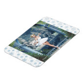 Sneeuwprinses Ballerina Kerstmagneet Magneet (Linkerzijde)