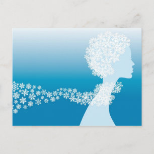 sneeuwprinses briefkaart