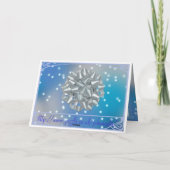sneeuwprinses feestdagen kaart (Achterkant)