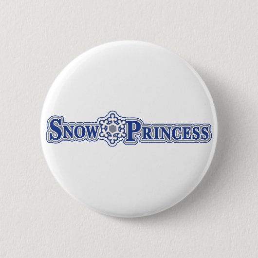 Sneeuwprinses-Light Ronde Button 5,7 Cm (Voorkant)