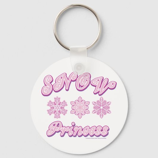 Sneeuwprinses-on-Dark Sleutelhanger (Voorkant)