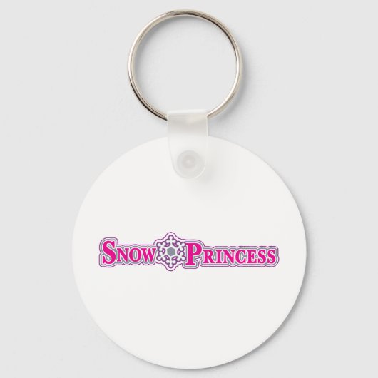 Sneeuwprinses-roze Sleutelhanger (Voorkant)