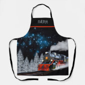 Sneeuwproep voor kerstmis schort (Voorkant)