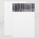 sneeuwpuinfotografie winterlandschap briefpapier (Voorkant / Achterkant)