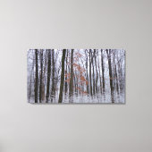 sneeuwpuinfotografie winterlandschap canvas afdruk (Voorkant)