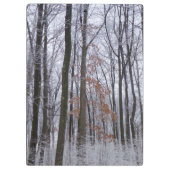 sneeuwpuinfotografie winterlandschap klembord (Achterkant)