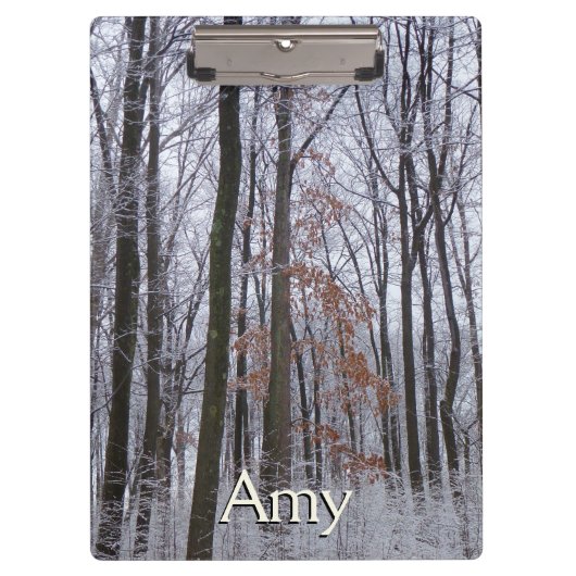 sneeuwpuinfotografie winterlandschap klembord (Voorkant)