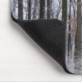 sneeuwpuinfotografie winterlandschap muismat (Hoek)