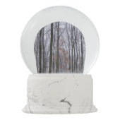 sneeuwpuinfotografie winterlandschap sneeuwbol (Achterkant)