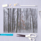 sneeuwpuinfotografie winterlandschap tissuepapier (Craft)