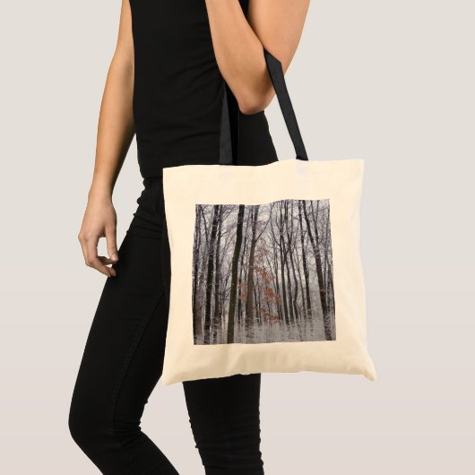 sneeuwpuinfotografie winterlandschap tote bag (Voorkant (product))