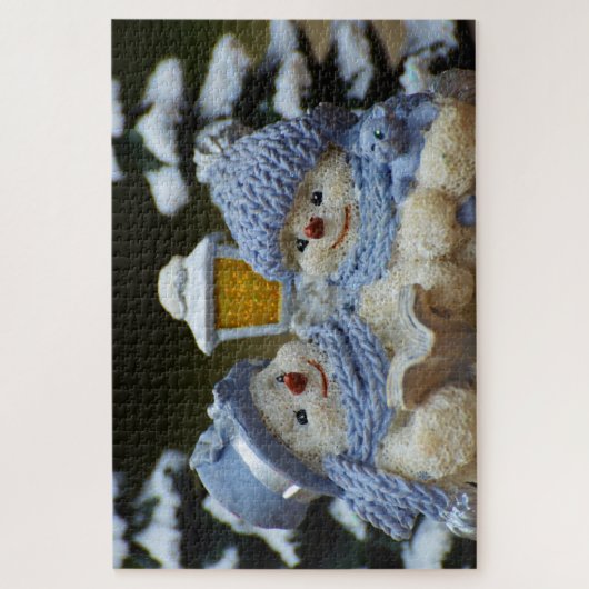 sneeuwpuzzel legpuzzel (Verticaal)