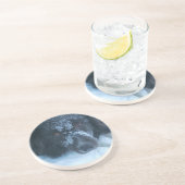 Sneeuwrand Collie Dog Drink Onderzetter (Zijkant)