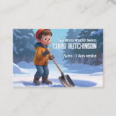 Sneeuwreiniging Visitekaartje (Voorkant)