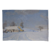 Sneeuwrijk landschap in de winter (door H.A. Brend Kussensloop (Voorkant-Links)