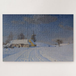 Sneeuwrijk landschap in de winter (door H.A. Brend Legpuzzel