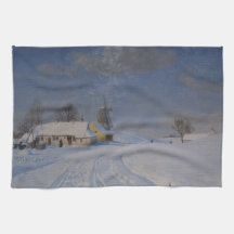 Sneeuwrijk landschap in de winter (door H.A. Brend