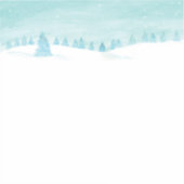 Sneeuwrijk winterbos landschap met sparren sticker (Voorkant)