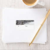Sneeuwrijke Bossen Medium Gift Labels (Insitu)