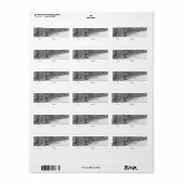 Sneeuwrijke Bossen Medium Gift Labels (Full Sheet)