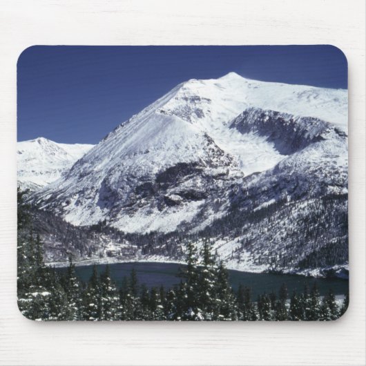 Sneeuwrijke Colorado Mountain Muismatten (Voorkant)