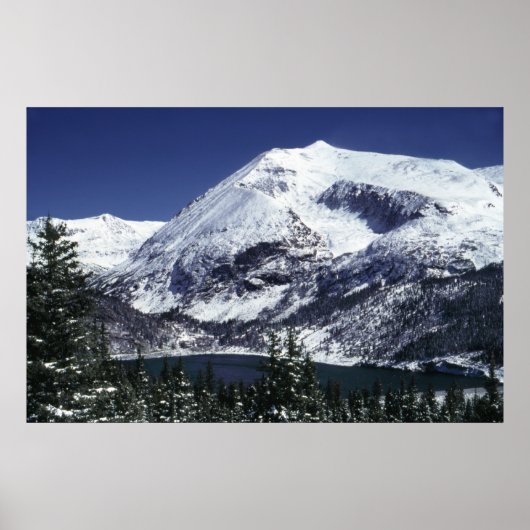 Sneeuwrijke Colorado Mountain Prints (Voorkant)