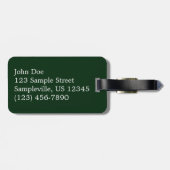 Sneeuwrijke Ellery Lake California winterlandschap Bagagelabel (Achterkant horizontaal)