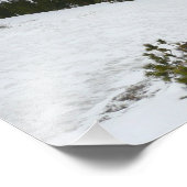 Sneeuwrijke Ellery Lake California winterlandschap Foto Afdruk (Hoek)