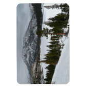 Sneeuwrijke Ellery Lake California winterlandschap Magneet (Verticaal)