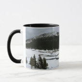 Sneeuwrijke Ellery Lake California winterlandschap Mok (Links)