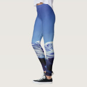Sneeuwrijke heuvels, winterpanorama leggings (Links)